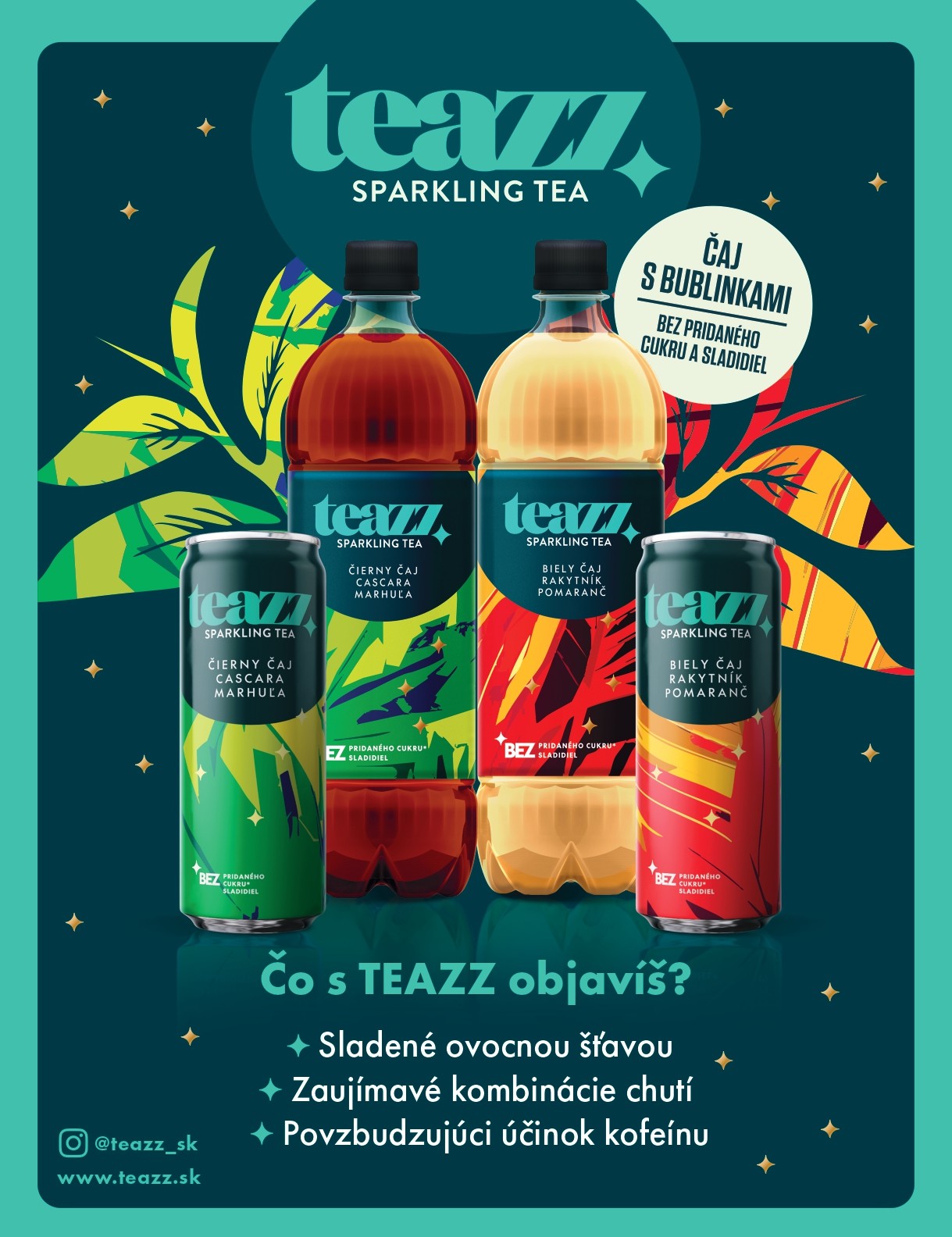 TEAZZ Sparkling Tea
